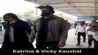 Katrina & Vicky Kaushal Spotted at Airport #katrinakaif #vickykaushal #short #youtubeshort #shorts #trending #viral #shortvideo