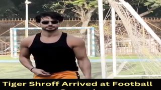 Tiger Shroff Arrived at Football Ground