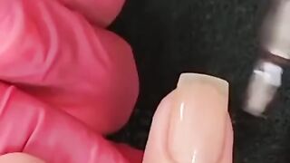 Pintando a unha