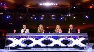 Golden buzzer.Nightbride s original song cowel emotional americas got talent 2021