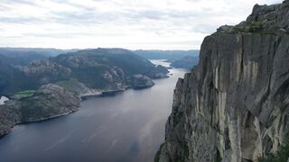 River Valley Drone Footage