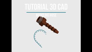 Autodesk Inventor tutorial modeling hose