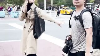This Lady Pretended not to Understand English