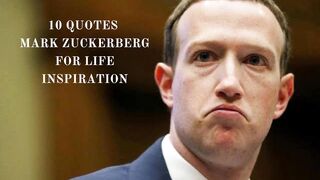 10 quotes  mark zuckerberg for life inspiration, English + German translation
