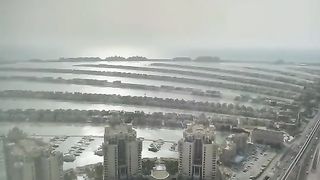 The world's largest man-made island-PALM JUMEIRAH.