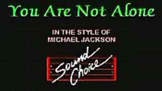 karaoke- you're not alone (michael jackson)