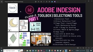 InDesign Class 5 Toolbox Selection Tools Part I