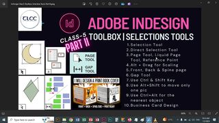 InDesign Class5 Toolbox Selection Tools Part II | TLCC