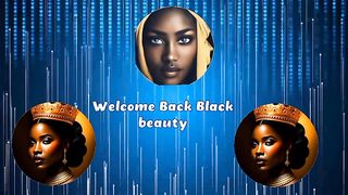 Black female plus-size model