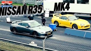 Supra mk4 vs Nissan gtr r35