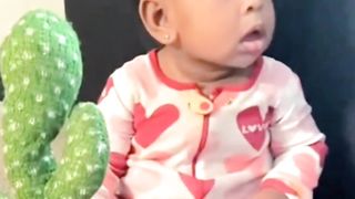 "Cute Cactus Adventures: Baby's Playtime Fun! ????????