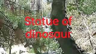 Statue of dinosaur