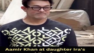 Aamir Khan at daughter Ira's pre wedding functions #aamirkhan #shorts #short #trending #viral #bollywood #shortvideo