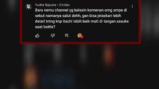 ITACHI INGIN SASUKE MENJADI SHINOBI HEBAT