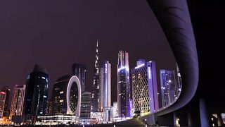 Dubai Downtown Upset Weather Thunder ⛈️