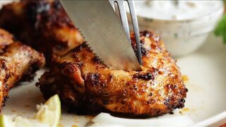 Grilled Chicken with Mint Raita