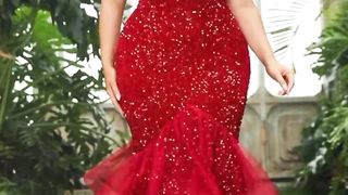 Plus Size Evening Dresses Women Sequins Mesh Splicing Party Dresses Fashion Sleeveless Sling Elegant Dresses Large Size Female;