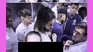 Best moments on train beautiful girls