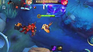 Layla is using Laser bean ulti