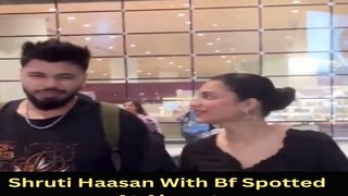 Shruti Haasan With Bf Spotted At Airport #shrutihaasan #shorts #viral #youtubeshorts #trending #shortvideo #ytshorts