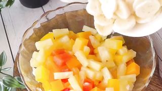 Tropical Cream Delight! A crowd pleaser of a dessert and a must have on your party table this festive season