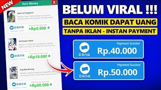 MAKE MONEY ONLINE : BELUM VIRAL!! Aplikasi Penghasil Saldo Dana Tercepat [2024] - Baca Komik DIbayar Saldo DANA GRATIS.