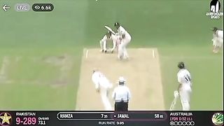 Amir Jamal good batting against Lyon