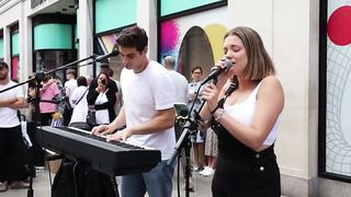 AMAZING MOMENT.. WATCH WHEN ORIGINAL ARTIST APPEARS - Glimpse Of Us - Joji _ Allie Sherlock cove