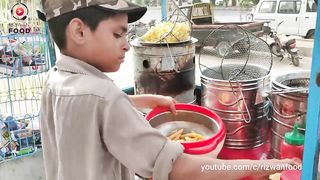 8 Years Old Kid Making Crispy French Fries _ Perfect French Fries Recipe _ Hardworking Afghani Kid