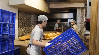 Interesting Turkish sourdough bread baking method! Popular Street Food of Turkey