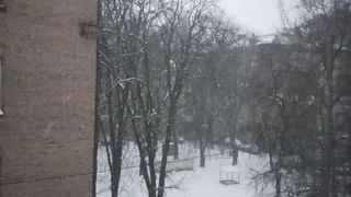 Снегопад в Киеве