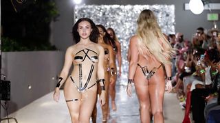 Miami Art Body Tape Full Show - Miami Art Basel Fusion Fashion 2024-5