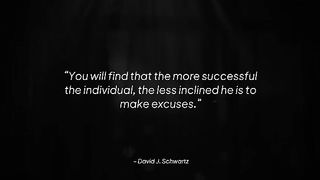 No Excuses || Achieve Your Goals and Overcome Challenges