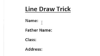 How to draw line