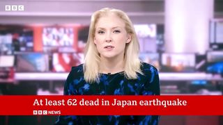 Japan earthquake_ Death toll climbs to 64 as rescuers race to survivors