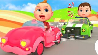 Wheels Go Round - Racing Car Song For Kids _ Super Sumo Nursery Rhymes & Kids Song