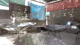 Free Solar Ovens, Made in Afghanistan. Free For Cooking