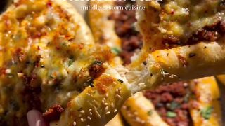Pide Pide or Fatayer are almost the same food from the Middle East
