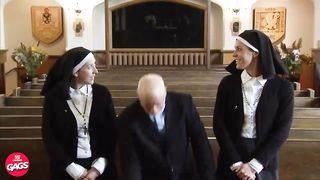 Priest Gets Caught AT CHURCH _ Just For Laughs Gags
