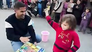 Celebration of poor children