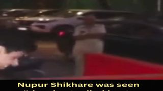 Nupur Shikhare was seen #dancing to dhol beats #nupurshikhare #irakhan #short #youtubeshort #shorts #trending #viral #shortvideo
