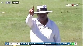 Ohoo India 6 batters out in same score