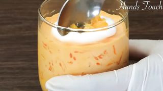 Orange Mousse Recipe | Easy Orange Dessert