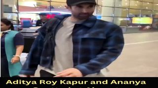 Aditya Roy Kapur and Ananya Spotted at Airport #adiryaroykapur #ananyapanday #short #shorts #trending #viral #bollywood #viralshorts