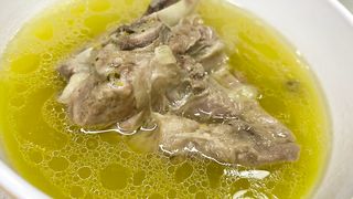 Making lamb with soup
