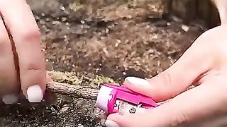 Girls are SMARTER than men????#camping #survival #bushcraft #outdoors