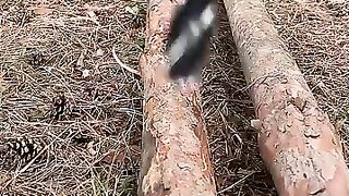 The GIRL made it out of WOOD????#camping #survival #bushcraft #outdoors #marusya #shiklina