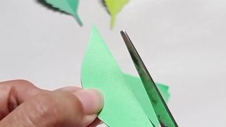 Diy paper leaf