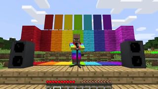 A resident found a rainbow underground base at home, minecraft