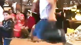 Celebration when wife went to meet her parents